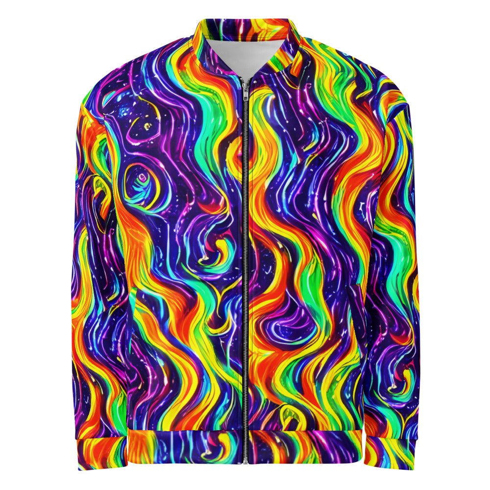 Bomber Jacket - Galactic Flames