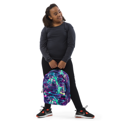 Minimalist Backpack - Synthwave Surge