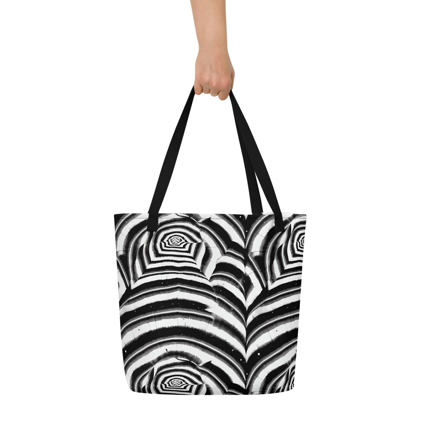 Large Tote Bag w/ Pocket - Dupain Swirl