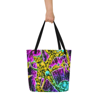 Large Tote Bag w/ Pocket - Adolf's Aura