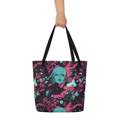 Large Tote Bag w/ Pocket - Spectral Dreamer