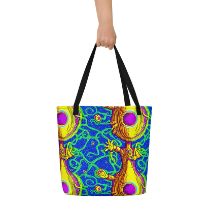 Large Tote Bag w/ Pocket - Sprawling Spectacle