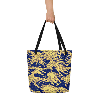 Large Tote Bag w/ Pocket - Celestial Ridge