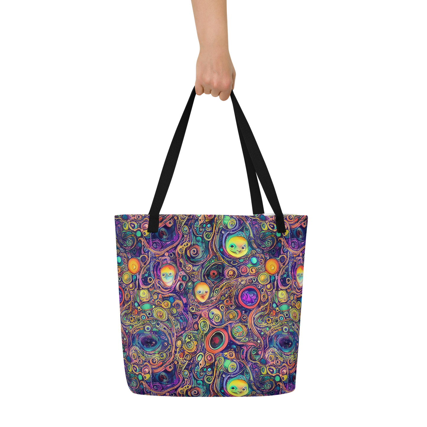 Large Tote Bag w/ Pocket - Jansson's Nebula