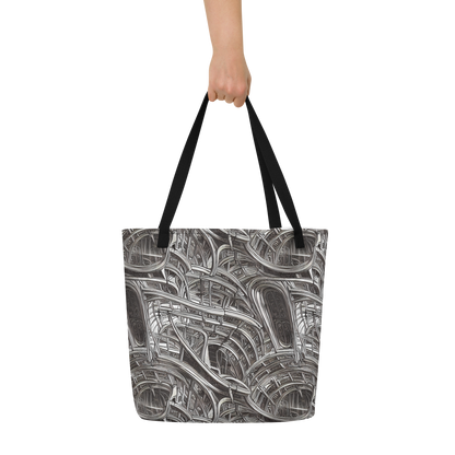 Large Tote Bag w/ Pocket - Piranesi's Dream