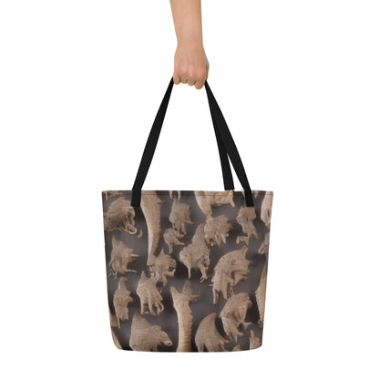 Large Tote Bag w/ Pocket - Desert Dreams