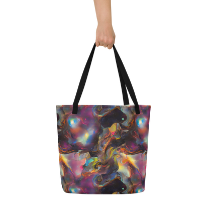 Large Tote Bag w/ Pocket - Cosmic Fusion