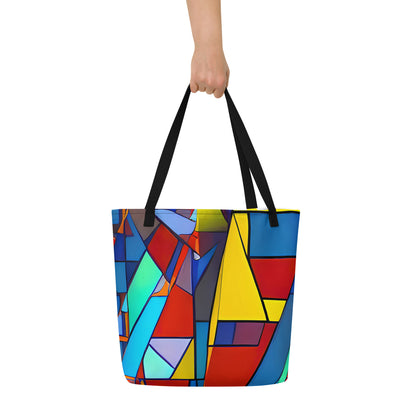 Large Tote Bag w/ Pocket - Neoplastique