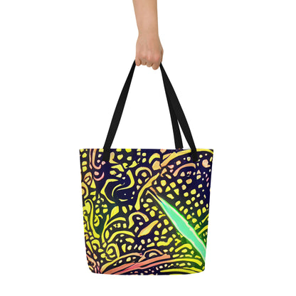 Large Tote Bag w/ Pocket - Isenbrant Illumination