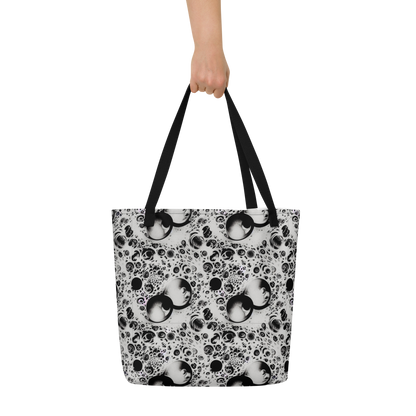 Large Tote Bag w/ Pocket - Crater Swirl