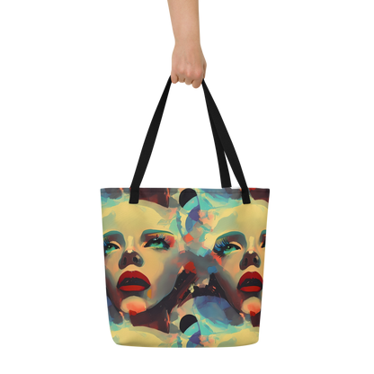 Large Tote Bag w/ Pocket - Astral Reflections