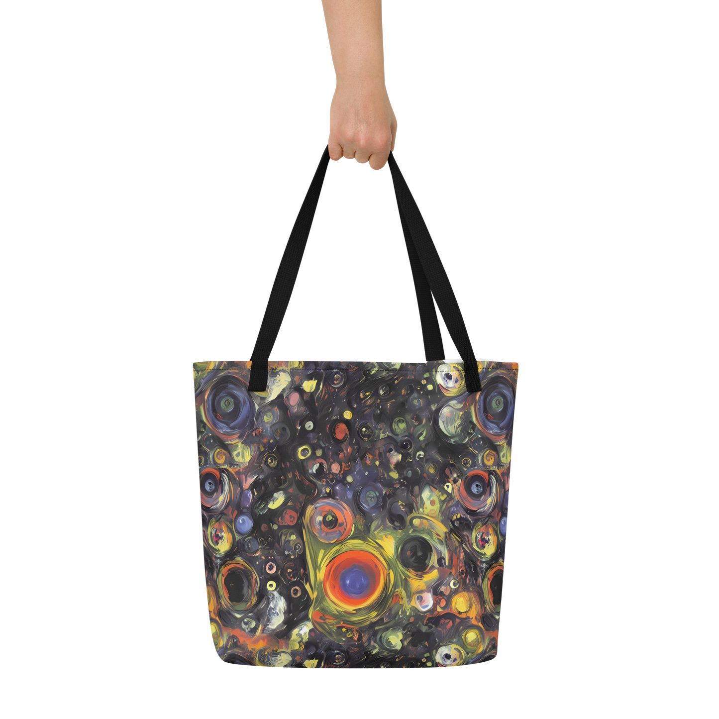 Large Tote Bag w/ Pocket - Stellar Spin