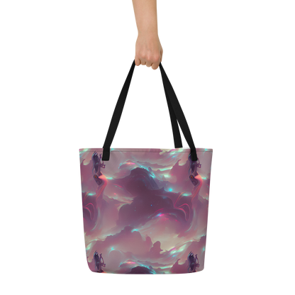 Large Tote Bag w/ Pocket - Astral Illusions