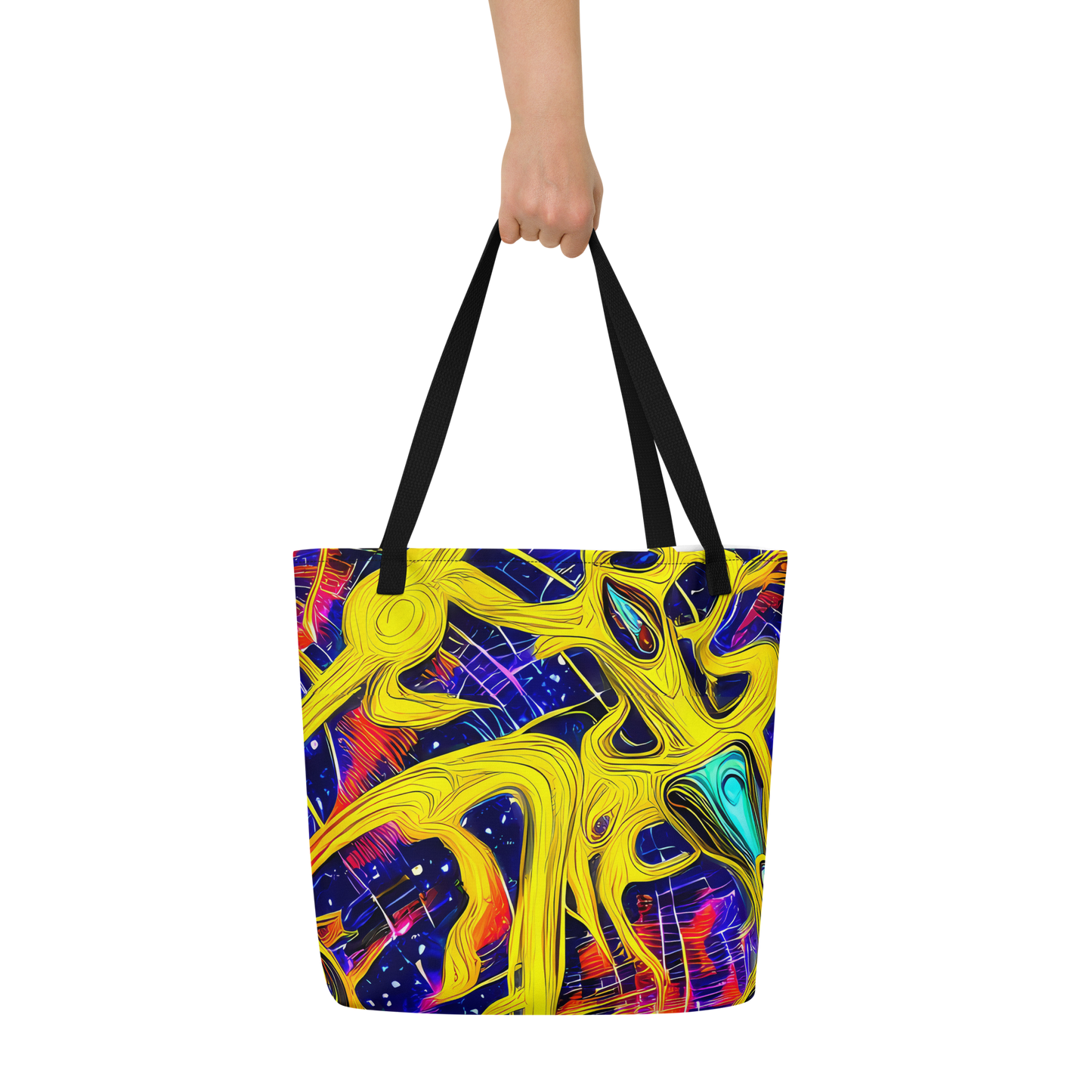 Large Tote Bag w/ Pocket - Galli's Fusion