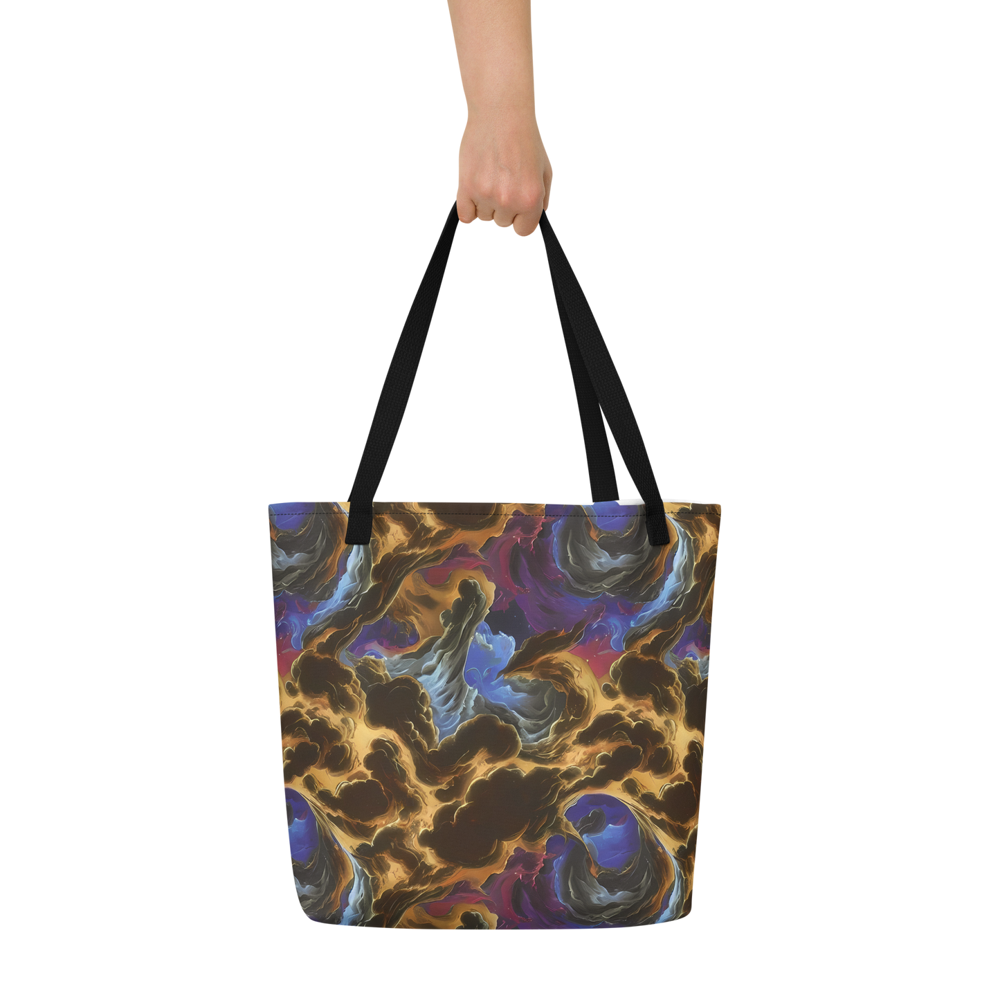 Large Tote Bag w/ Pocket - Vortex Virtue