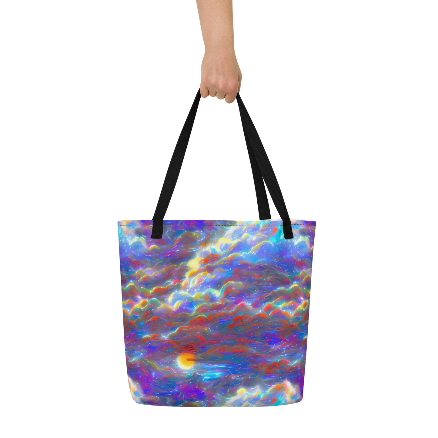 Large Tote Bag w/ Pocket - Orion Ripple