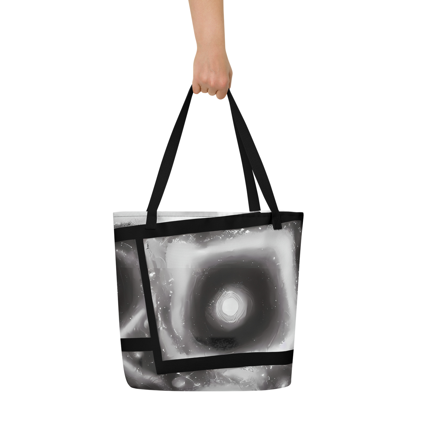 Large Tote Bag w/ Pocket - Arbus Whorls