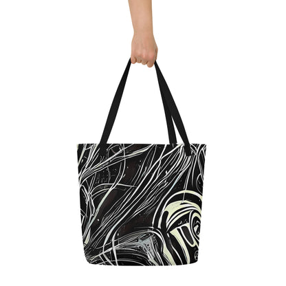 Large Tote Bag w/ Pocket - Helmut's Whisper