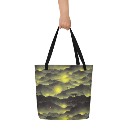 Large Tote Bag w/ Pocket - Spectral Isle