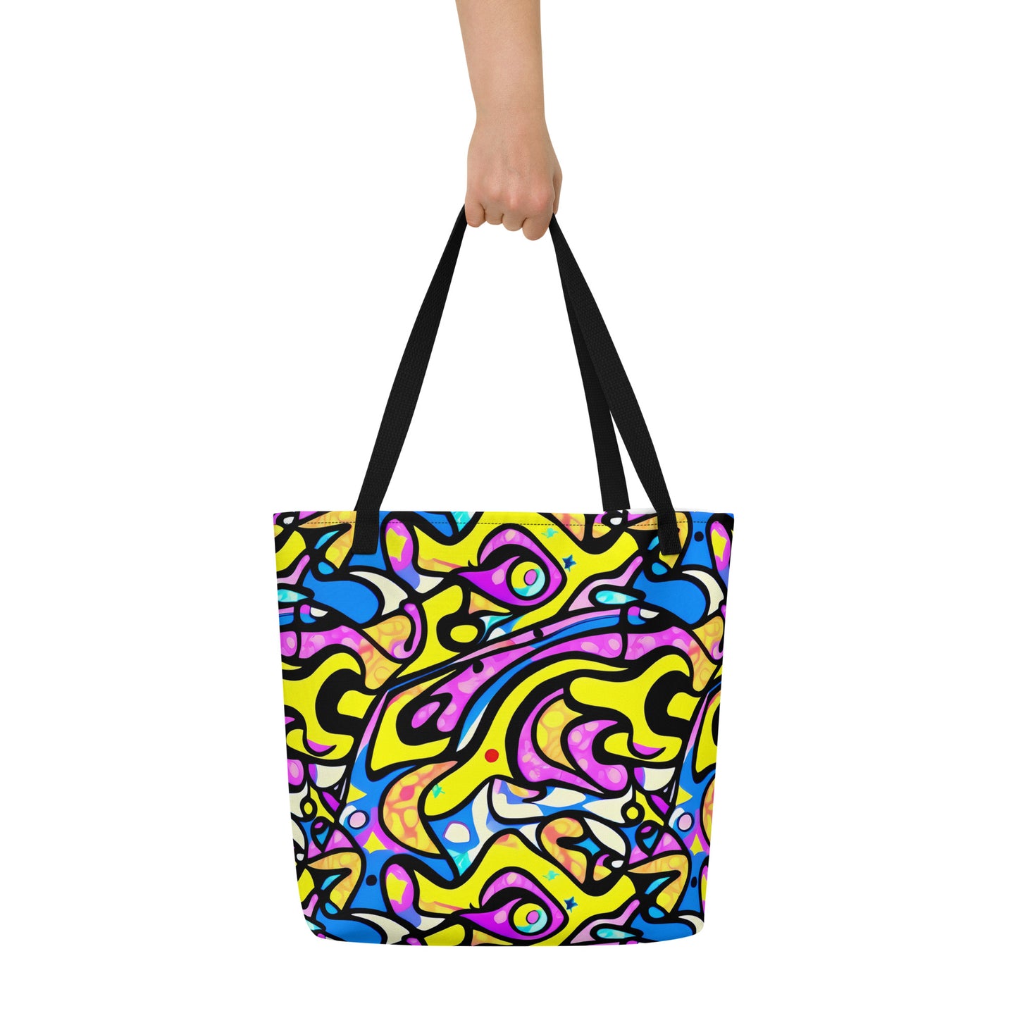 Large Tote Bag w/ Pocket - Britto's Odyssey