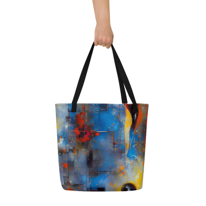 Large Tote Bag w/ Pocket - Neoblock Fusion