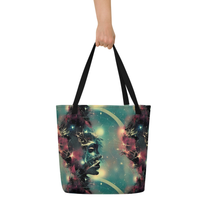 Large Tote Bag w/ Pocket - Galactic Serpent