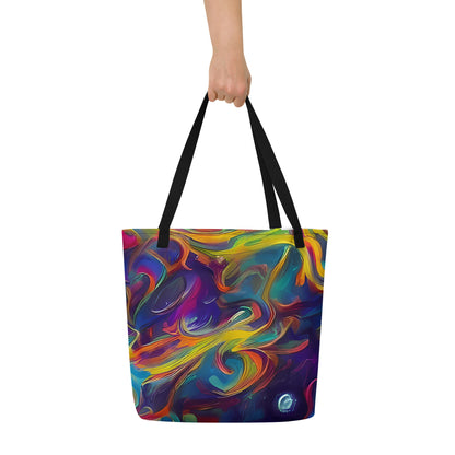 Large Tote Bag w/ Pocket - Chromalush