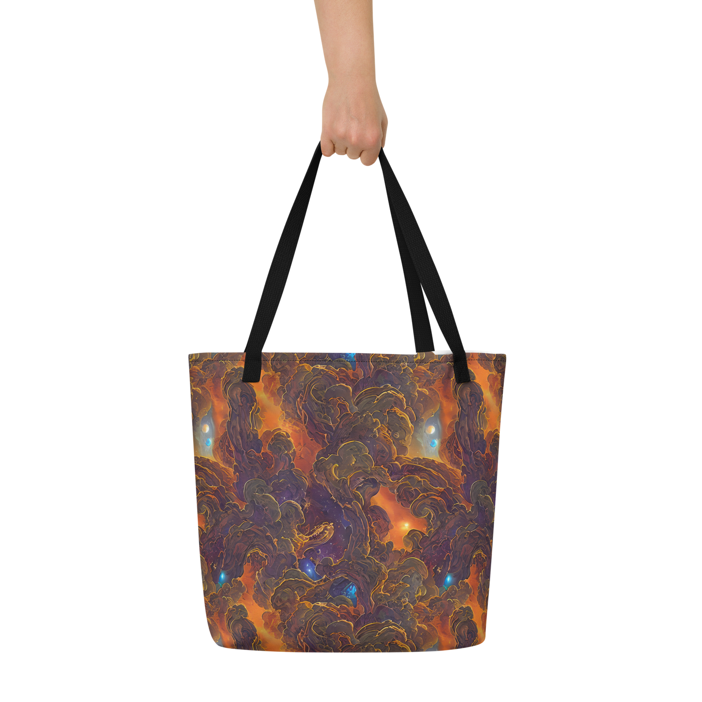 Large Tote Bag w/ Pocket - Pozzo Vortex