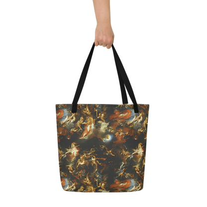 Large Tote Bag w/ Pocket - Van Dyck Vortex