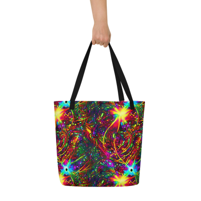 Large Tote Bag w/ Pocket - Stellar Burst