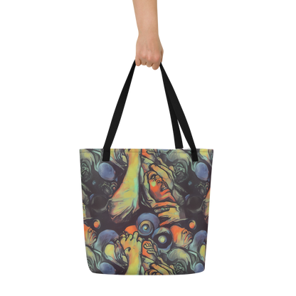 Large Tote Bag w/ Pocket - Cosmic Scream