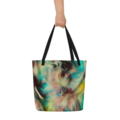 Large Tote Bag w/ Pocket - Enchanted Fusion