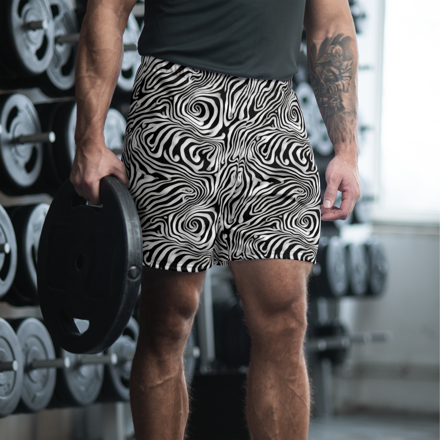 Men's Athletic Shorts - Warped Cosmos