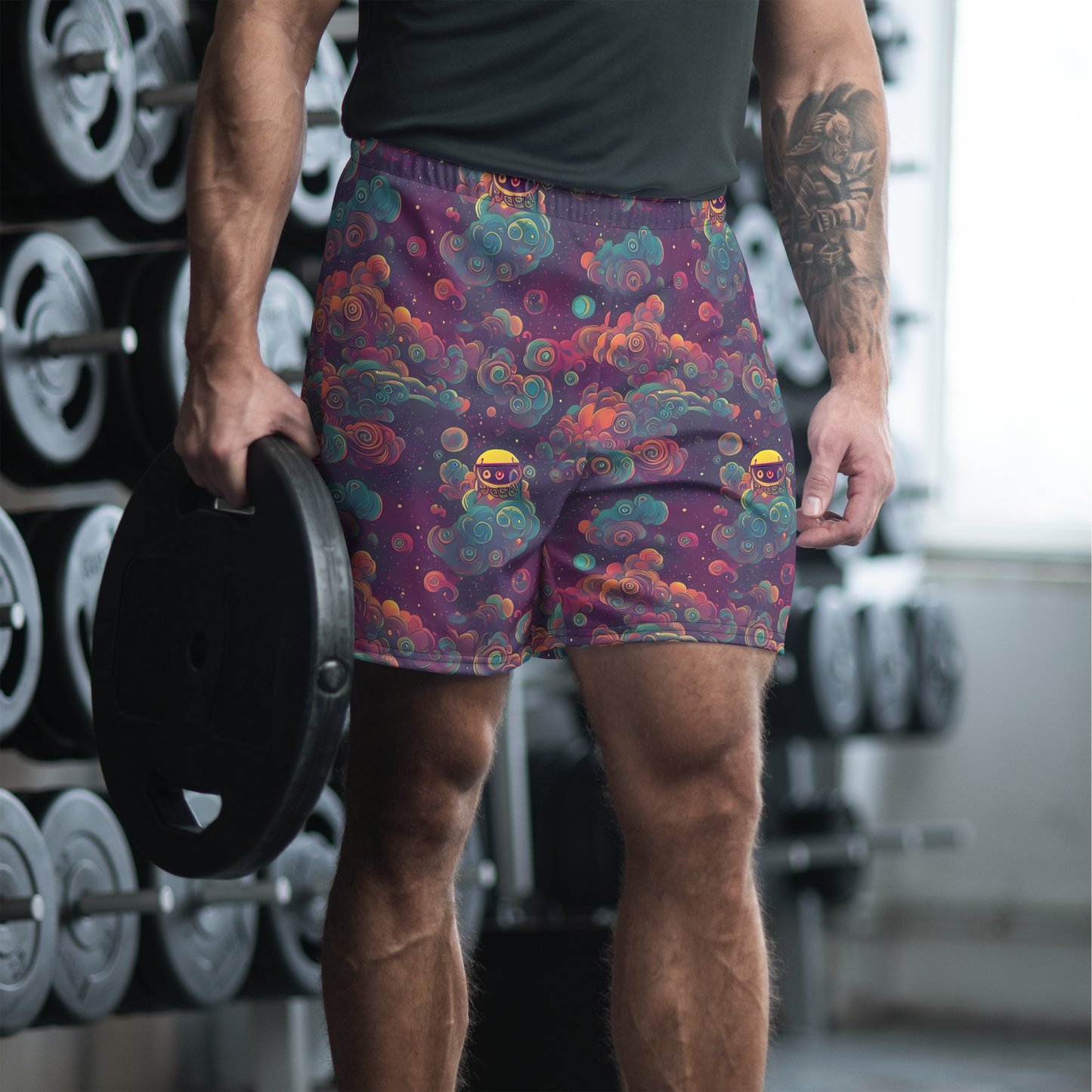 Men's Athletic Shorts - Nebula Dreamscape