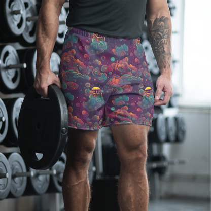 Men's Athletic Shorts - Nebula Dreamscape