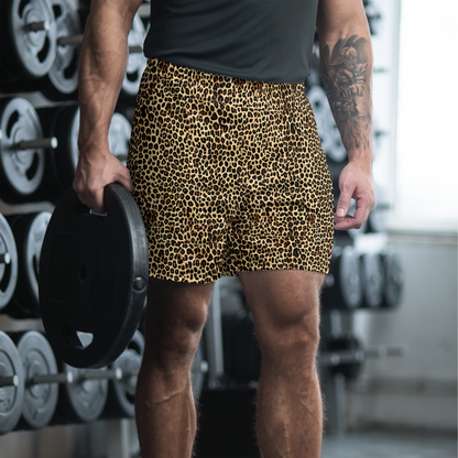 Men's Athletic Shorts - Cheetah Mosaic