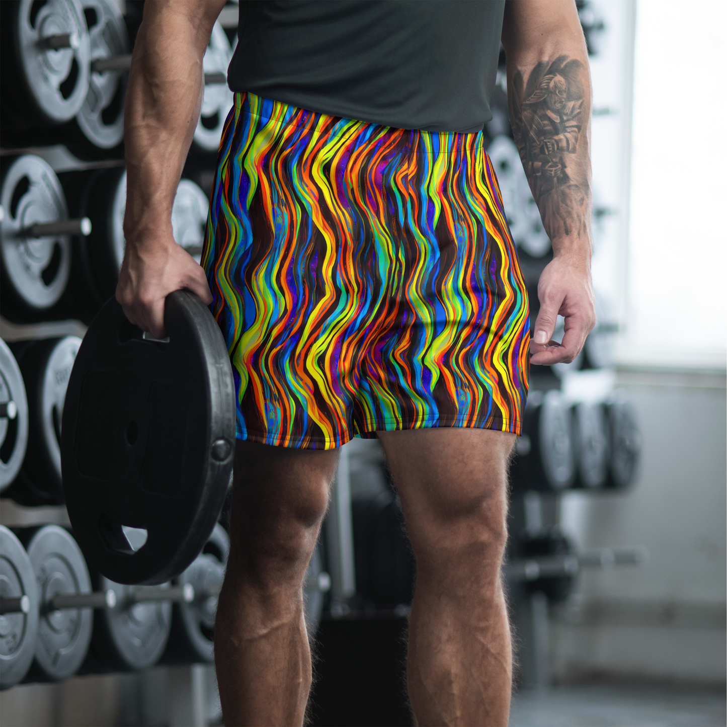 Men's Athletic Shorts - Celestial Waves
