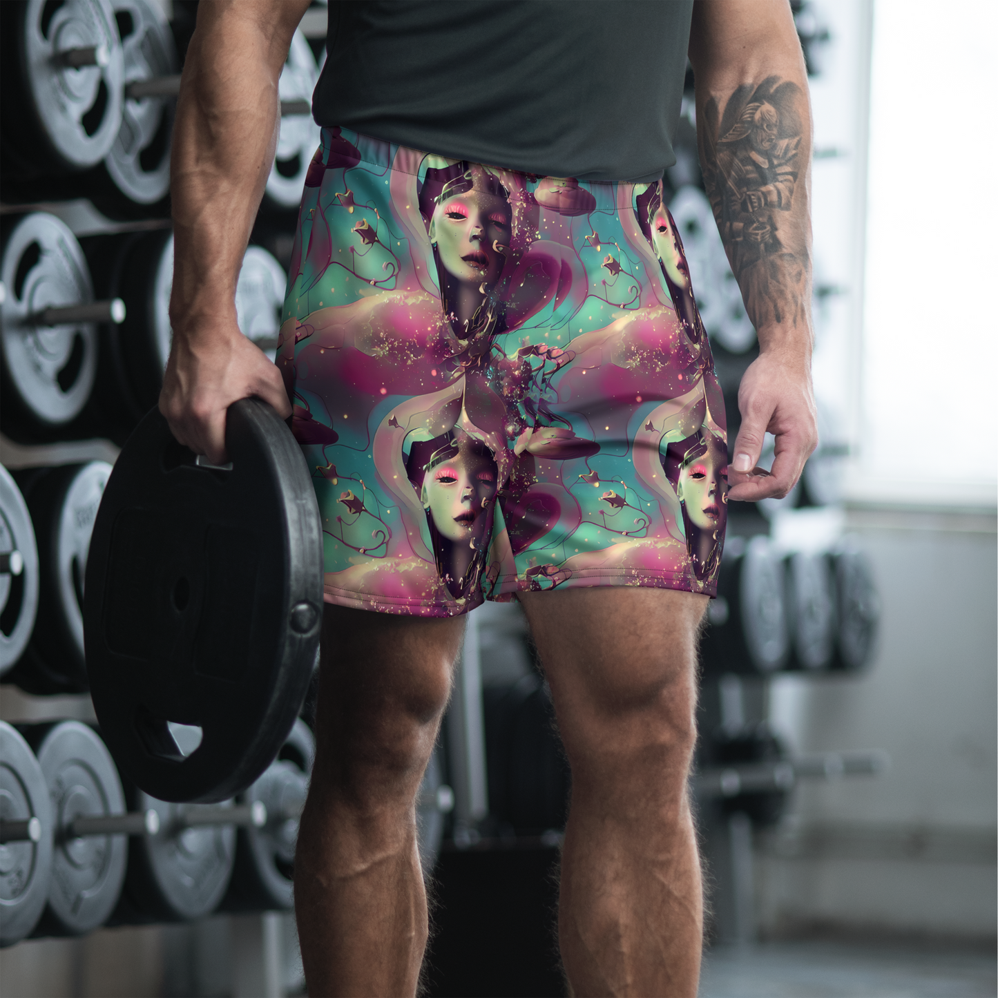 Men's Athletic Shorts - Nouveau Galaxy