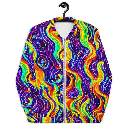 Bomber Jacket - Galactic Flames