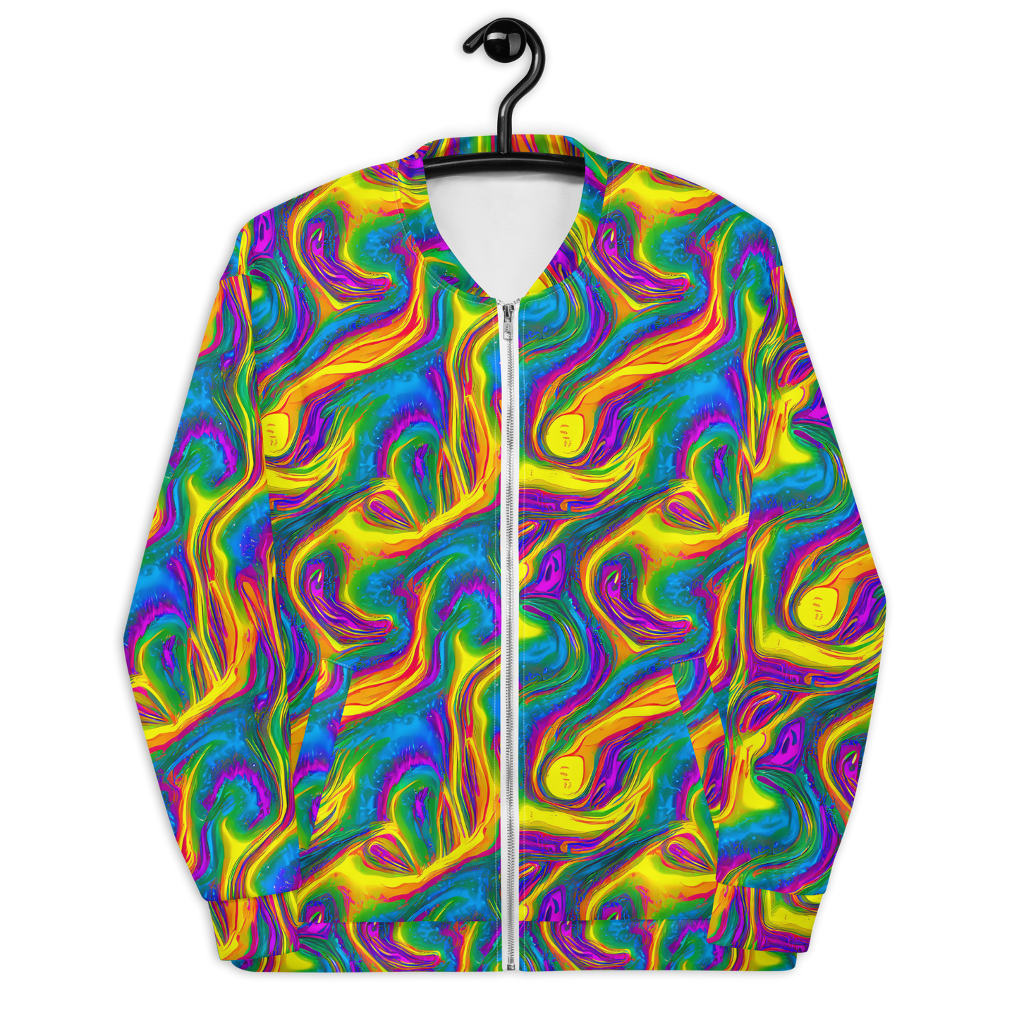 Bomber Jacket - Electric Aurora