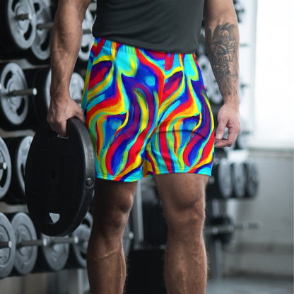 Men's Athletic Shorts - Stael Swirls