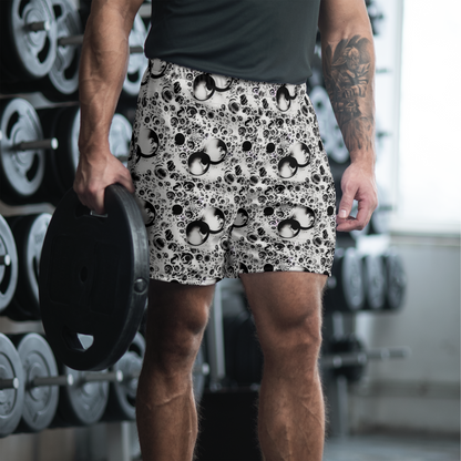 Men's Athletic Shorts - Crater Swirl