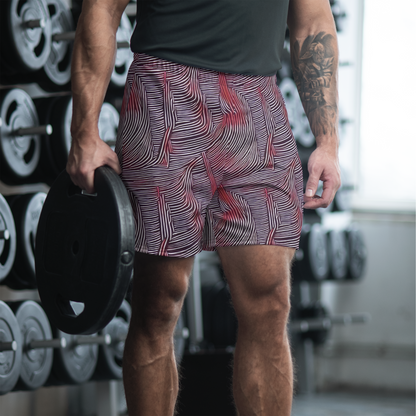 Men's Athletic Shorts - Nebula Waves