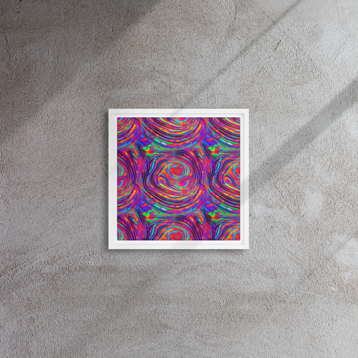 Framed Canvas - Quantum Spiral