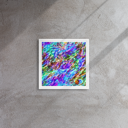 Framed Canvas - Faini Whirlwind