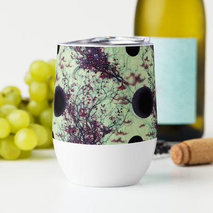 Wine Tumbler - Celestial Bloom