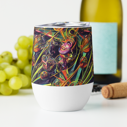 Wine Tumbler - Psychedelic Deep Space