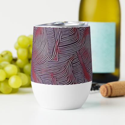 Wine Tumbler - Nebula Waves