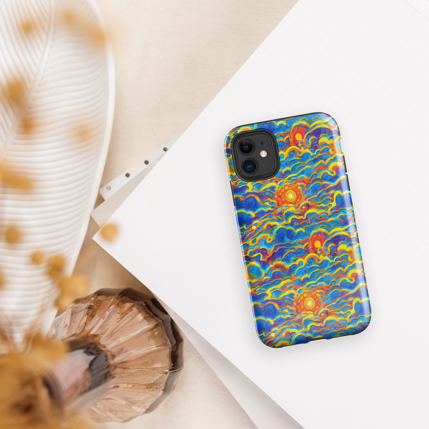 Tough Case for iPhone® - Chroma Ripple