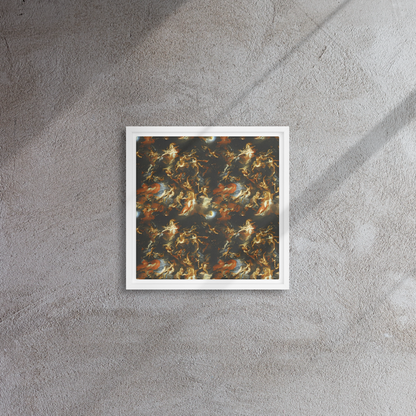 Framed Canvas - Van Dyck Vortex